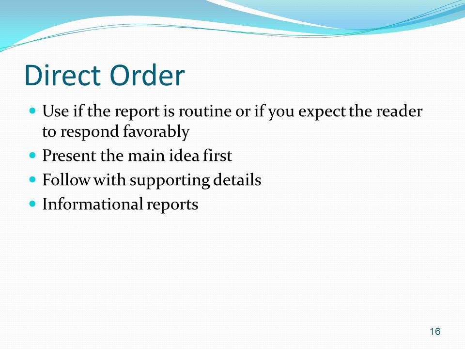 Order Online Written Reports